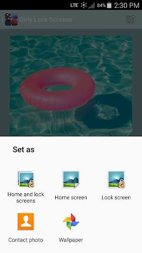 Girly Lock Screens 2 تصوير الشاشة