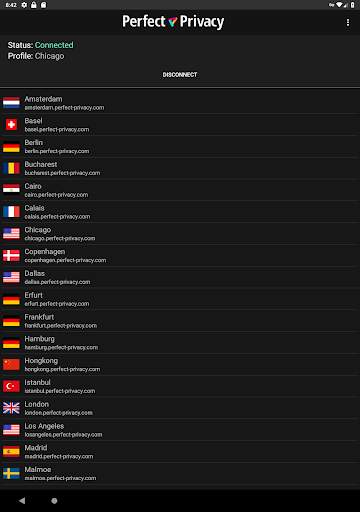 Perfect Privacy VPN screenshot 3