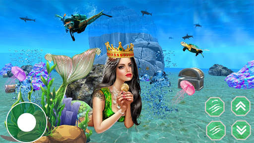 Simulator putri duyung 3d sim: Game rahasia Arena screenshot 1