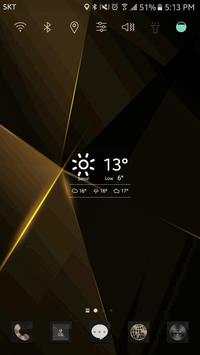 SimpleGoldBlack Launcher theme screenshot 1