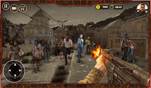 Zombie Shooting Survival: Haunted Town Games screenshot 14