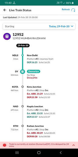 Railway Enquiry - Live Train, Fare & PNR Status screenshot 2