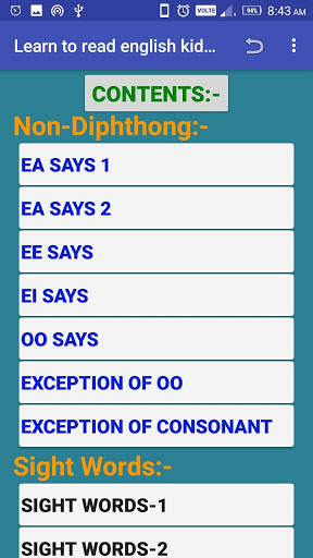 Learn to read English kids 1 screenshot 4