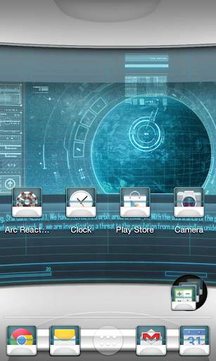 NOVA Launcher Theme - Starship Console screenshot 4