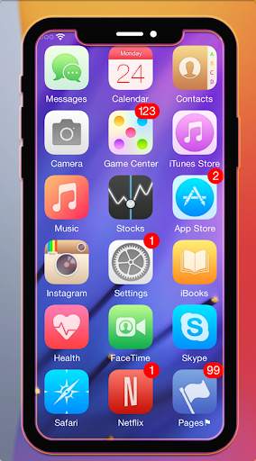 Ios12 Pro Max iLauncher, Mini, Xs Max, ios14 Pro स्क्रीनशॉट 2