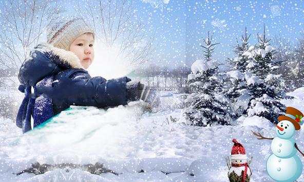 Snowfall Photo Frames screenshot 4
