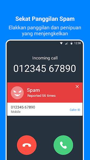 ID pemanggil, Dialer Telefon screenshot 2