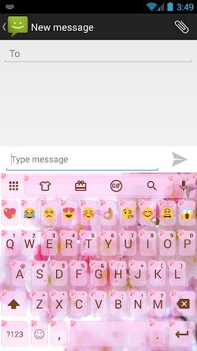 Emoji Keyboard Love Cherry screenshot 2