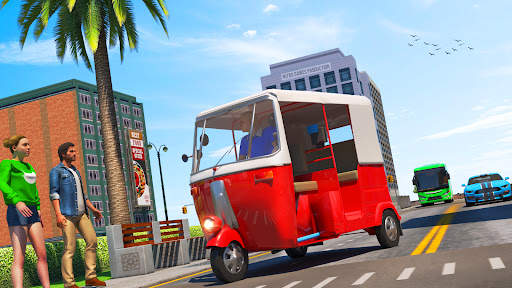 Tuk Tuk Auto Rickshaw 3D Games screenshot 6