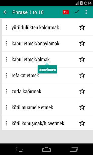 Ortak Almanca Fiiller - Almanca Öğrenin screenshot 6