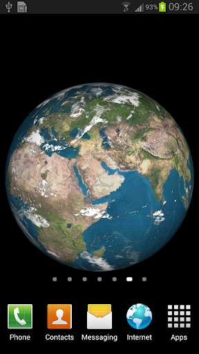 Earth Live Wallpaper 3d screenshot 3
