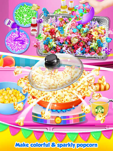 Unicorn Popcorn - Rainbow Food Chef screenshot 6