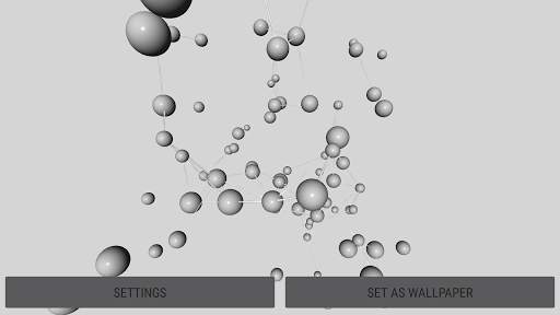 Particle Molecules 3D Live Wallpaper screenshot 24