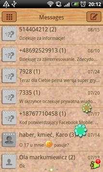GO SMS Sweet Pinboard Theme 2 تصوير الشاشة