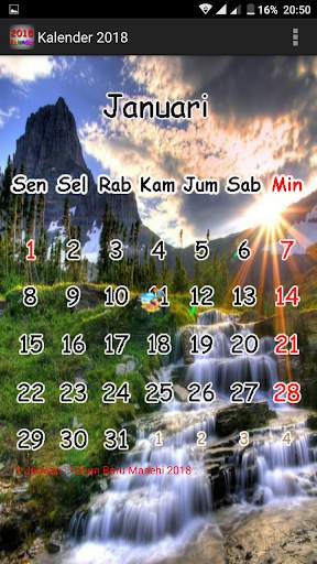 Kalender 2020 скриншот 3
