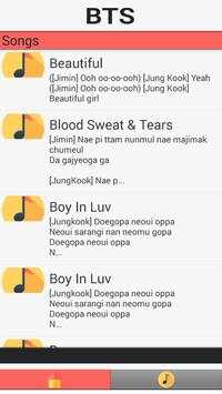 ALL SONGS BTS screenshot 1