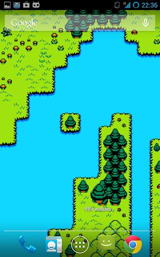 8Bit live wallpaper screenshot 2