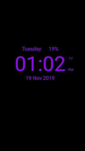 Digital Clock Live Wallpaper screenshot 5