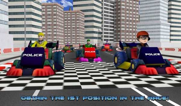 Kids Police Car Racing screenshot 13