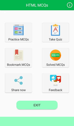 HTML MCQs screenshot 1