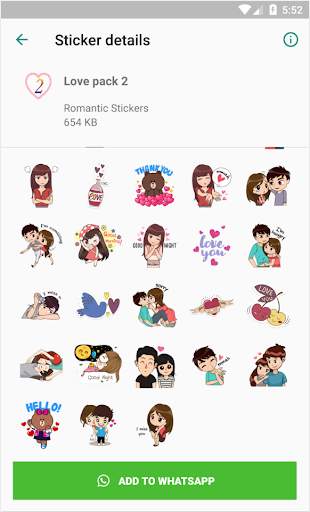 😍 Love Emoji Sticker for Whatsapp - WAStickerapps screenshot 3