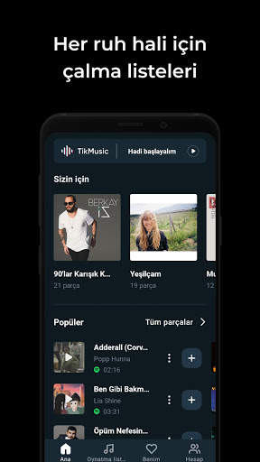 TikMusic - popüler şarkılar, trend listeler 2021 screenshot 3