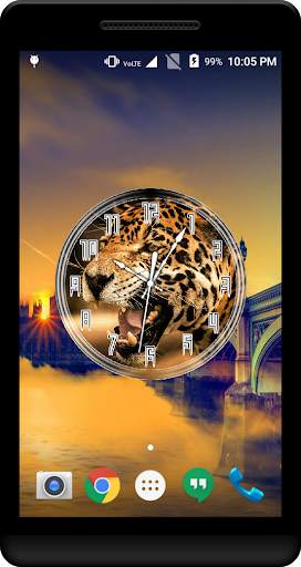 Jaguar Clock Live Wallpaper screenshot 1