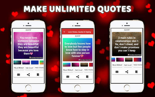 Love Quotes, Status & Saying 2017 screenshot 1