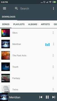 Player to Search Manage And Download Music on SD screenshot 1