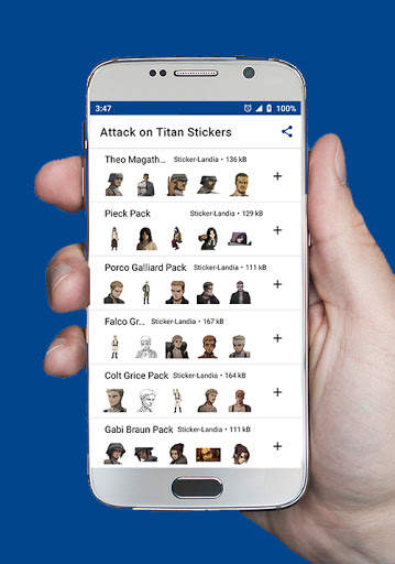 AOT WAStickersApps: Attack on Titan Stickers screenshot 8