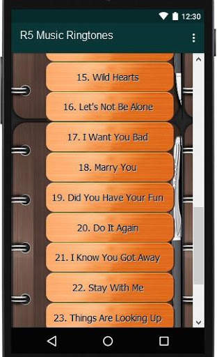 R5 Lyrics Music screenshot 2