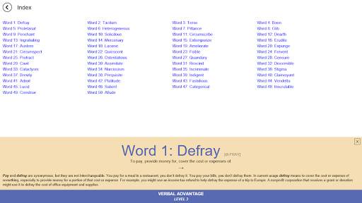 Verbal Advantage - Level 3 screenshot 12
