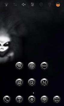 Black Alien Launcher theme screenshot 4