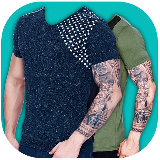 Men T-Shirt Designs Photo Montage 1.0