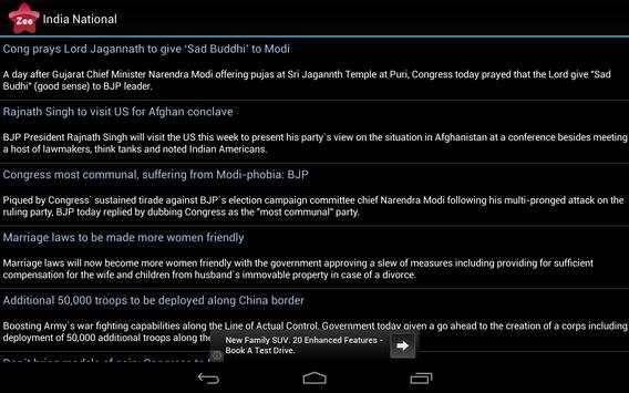 Zee News India screenshot 4