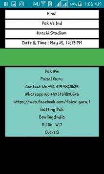 Cricket Live Line screenshot 1
