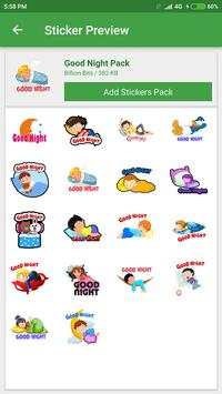 Good Night Sticker For Whatsapp screenshot 3