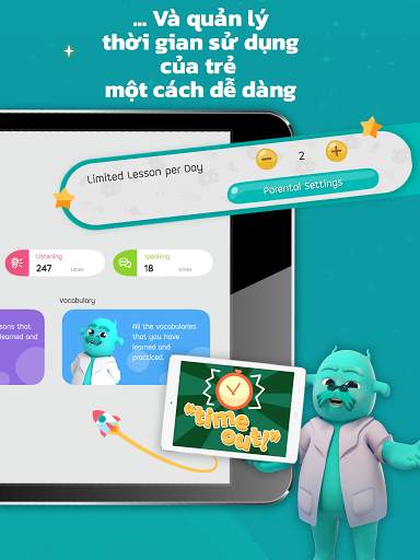 Galaxy Kids : Ứng dụng AI cho trẻ nói tiếng Anh screenshot 14