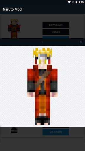 Naruto Skin : Mineraft pe mod screenshot 2