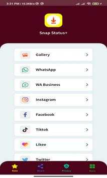 Snap Status screenshot 1