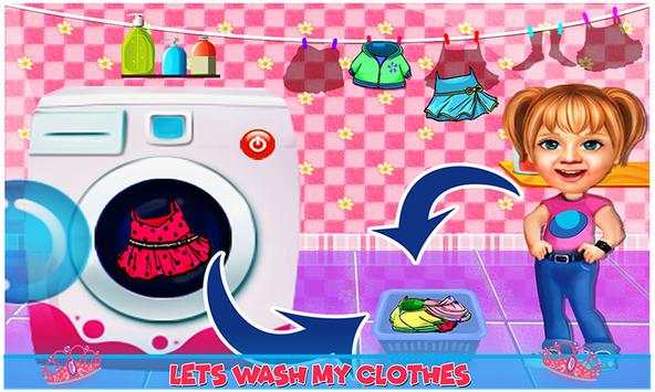 Sweet BabyGirl Princess Palace House Cleaning Game screenshot 3