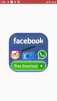 Video Downloader For Facebook Instagram WhatsApp screenshot 1