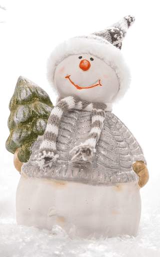 Cute Snowman Live Wallpaper HD screenshot 1