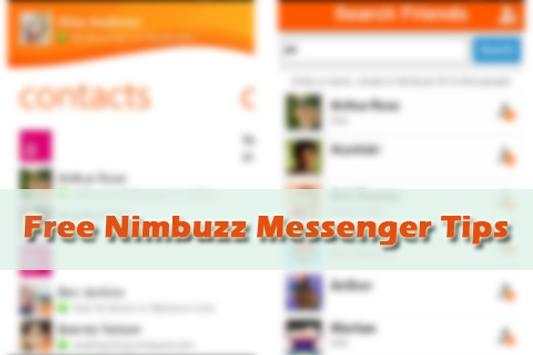 Free Nimbuzz Messenger Tips screenshot 1