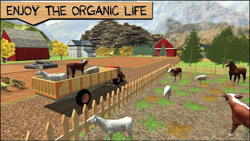 Farm Tractor Sim - Forage Farming Games screenshot 23