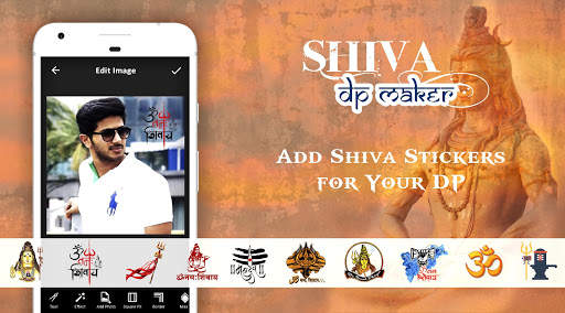 Shiva DP Maker : Mahadev Photo Frame screenshot 3