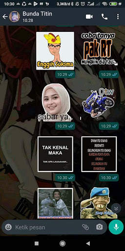 Stiker WA Lucu Keren Pentol Kocak WAStickerApps screenshot 2