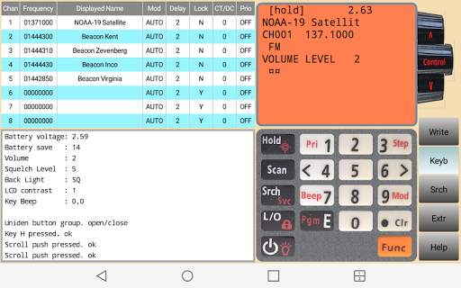 RadioScanUBC125 USB OTG screenshot 6