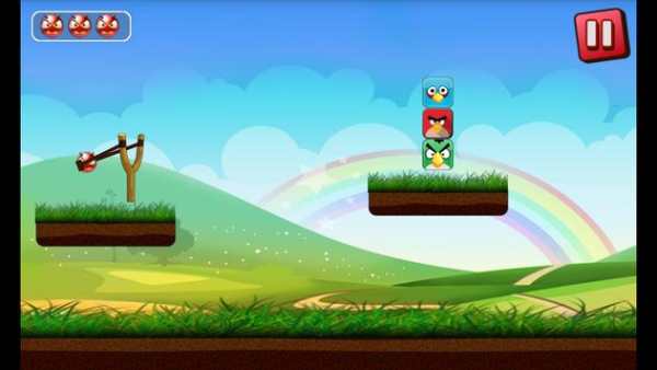 knock down angry birds screenshot 3
