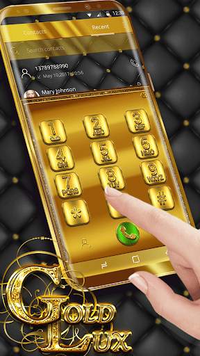 Gold Lux Launcher Theme 3 تصوير الشاشة
